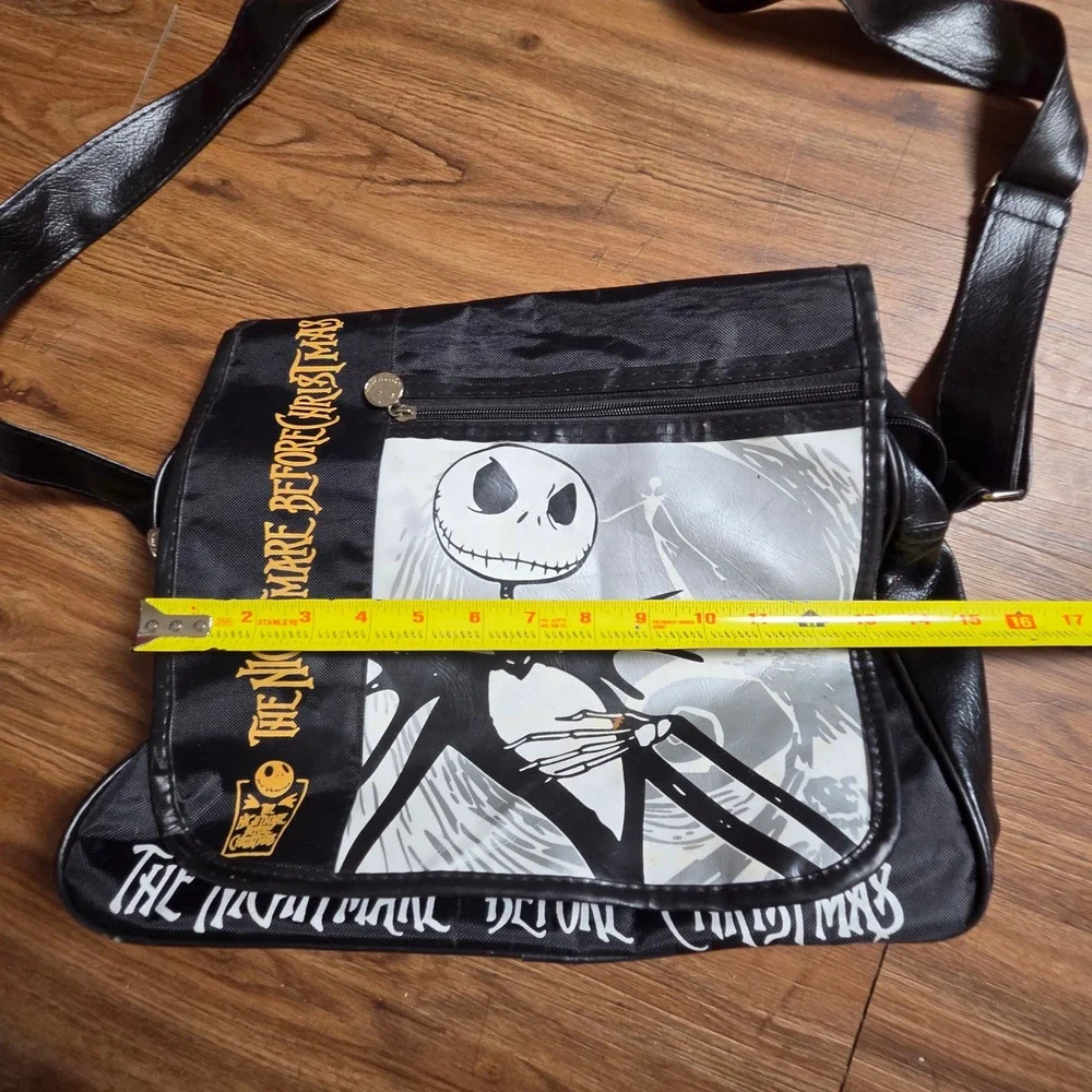 Disney Nightmare Before Christmas Jack Skellington Messenger Bag Crossbody Goth